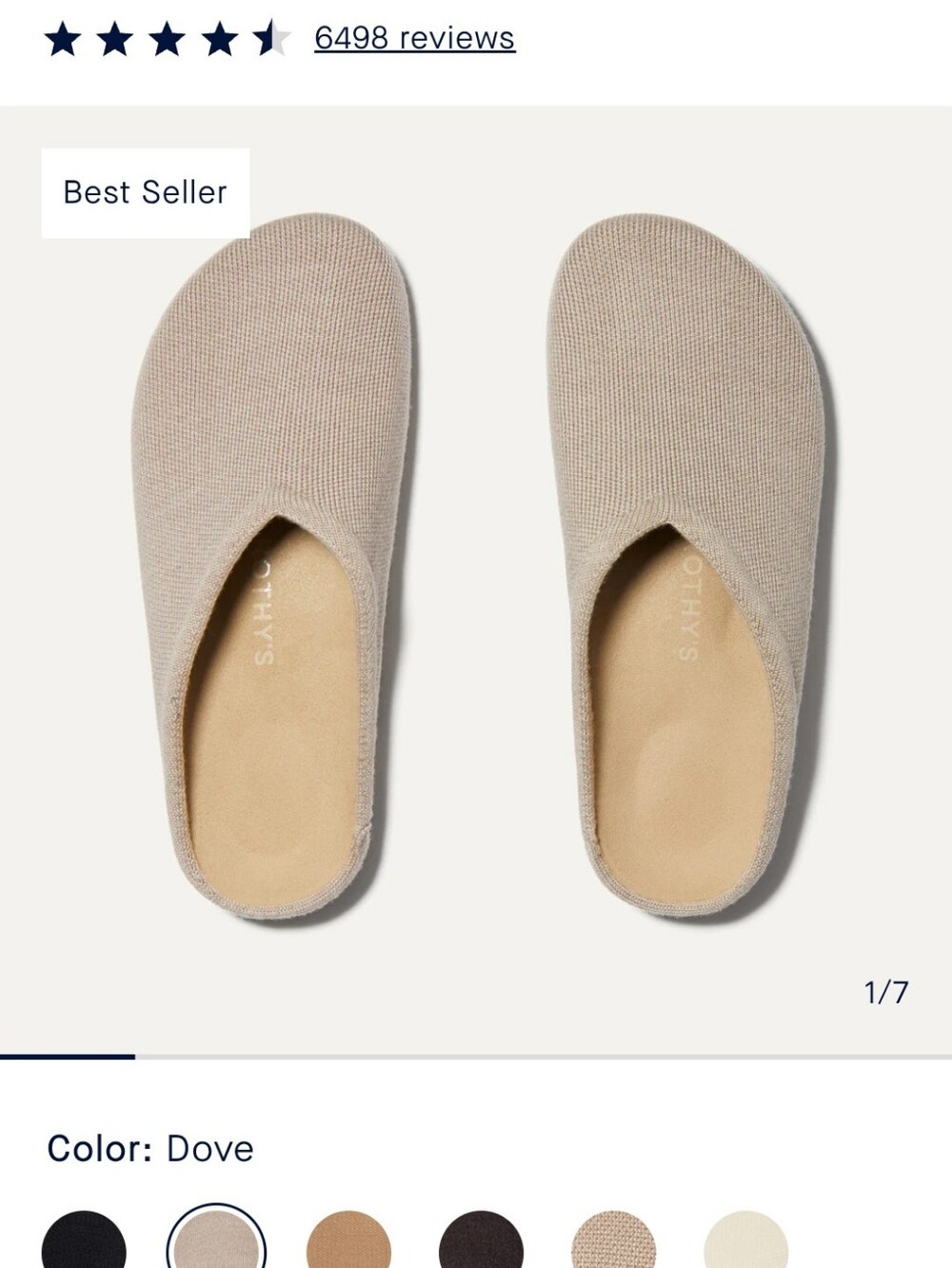 Rothy's Dove Slip-On Clogs - New In Box